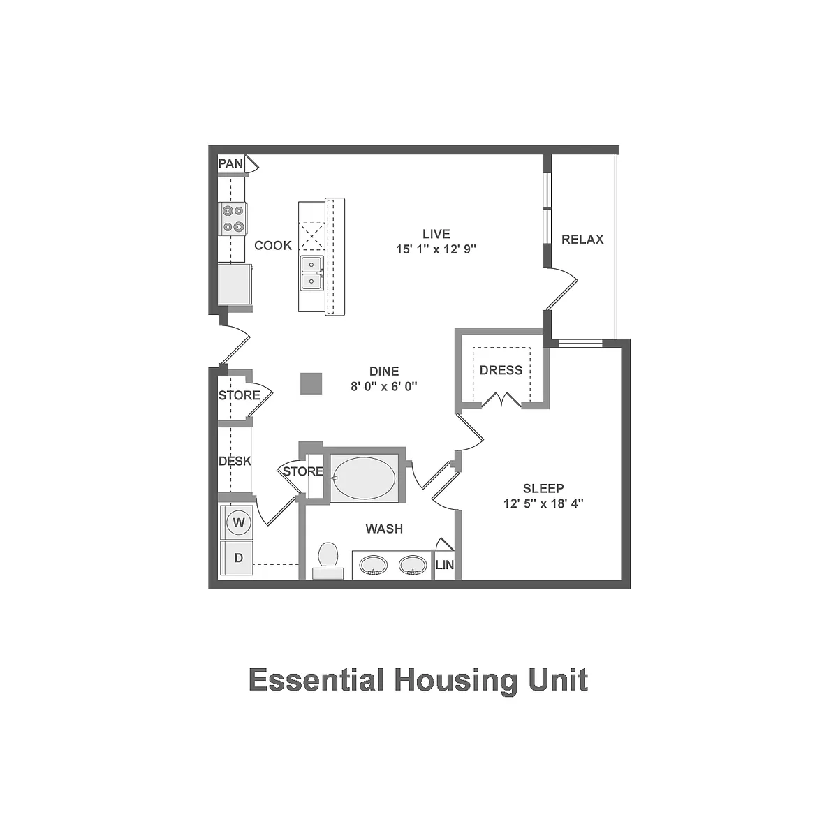 Floor plan A8.P8
