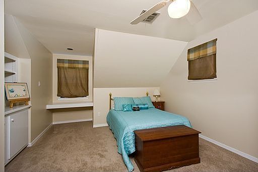 One of 4 upstairs bedrooms
