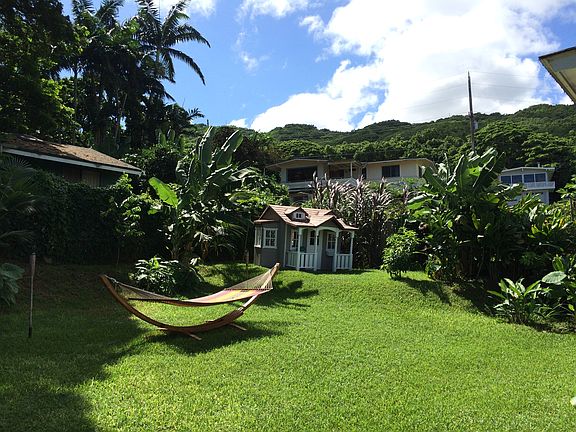 Large back yard