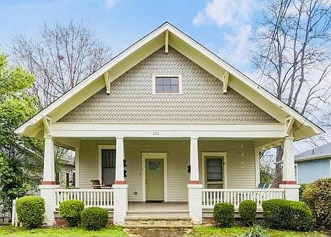 Front of house, your entrance is on the side.
