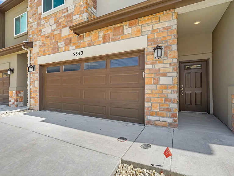 2 car attached garage