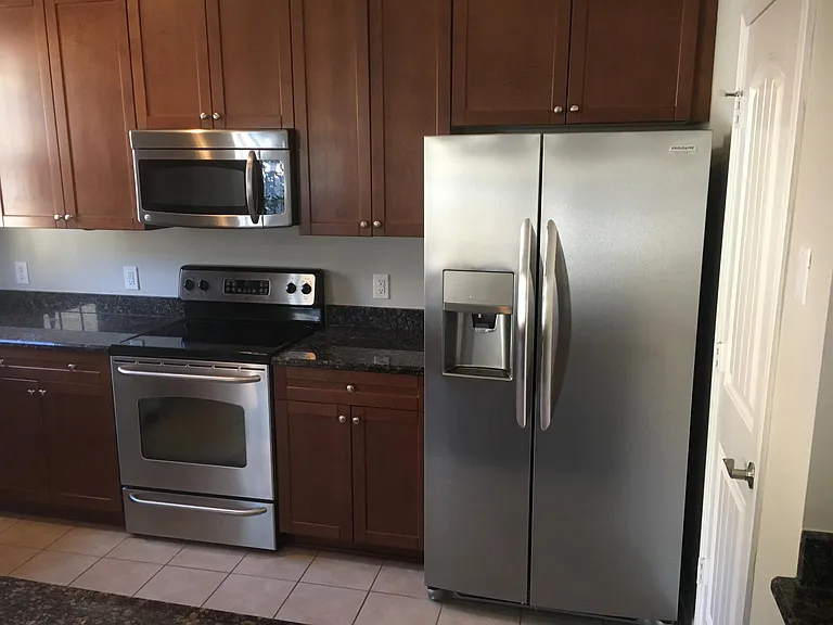 New side-by-side fridge