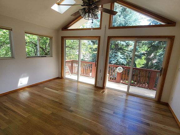 The "sun room" next to the eat in kitchen.