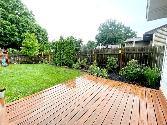Back yard patio, accessed from dining area slider
