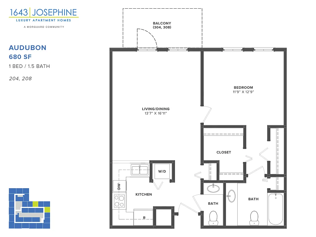 Floor plan Audubon