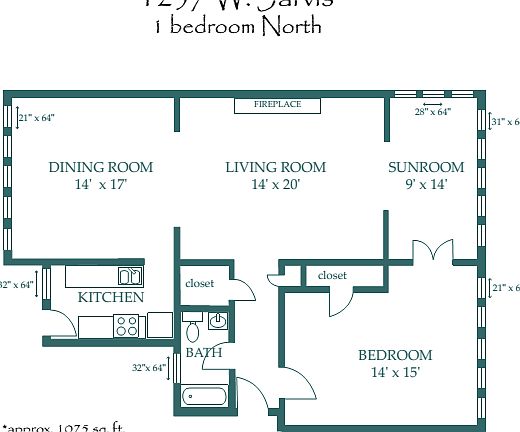 2nd image of 1231 W Jarvis Ave APT 2
