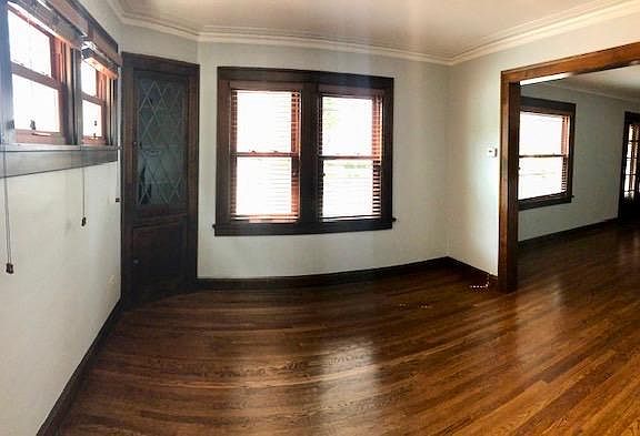 Dining Room with Leaded Glass built ins
