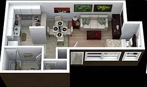 Floor plan Studio