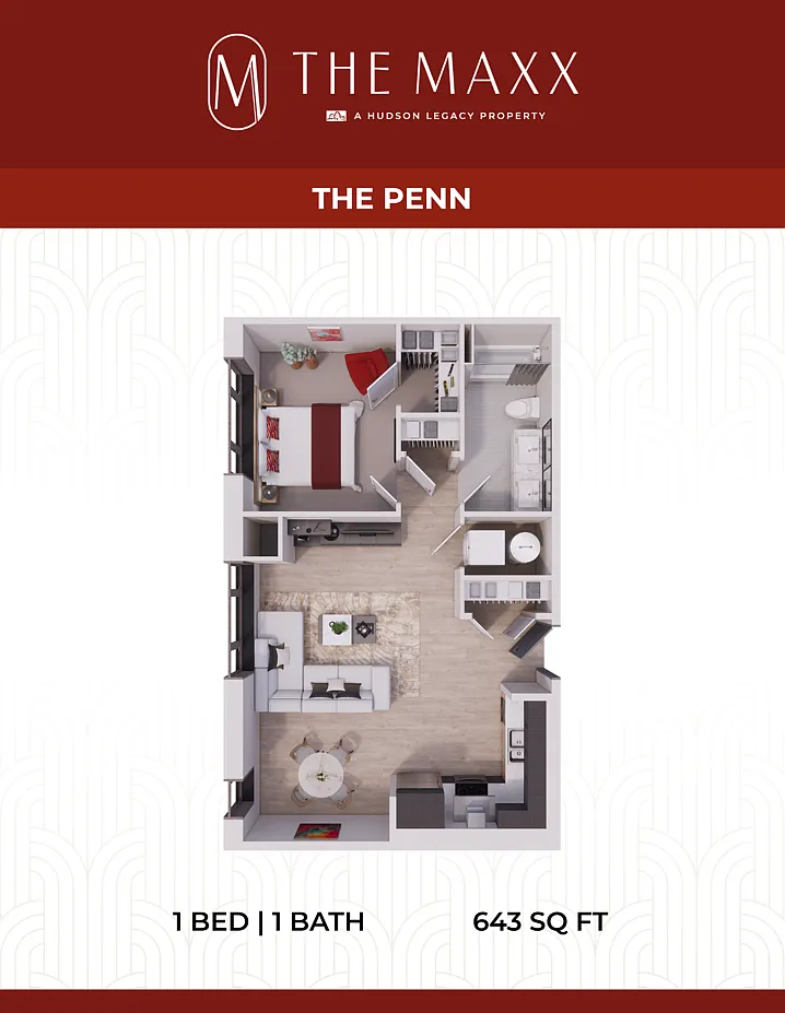 Floor plan The Penn