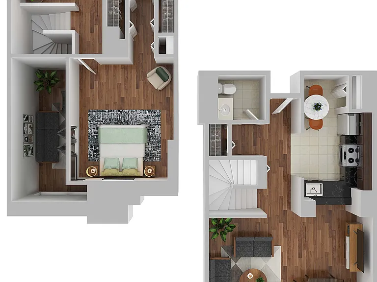 1x1.5 Bi-Level w/ Den B 1x1.5 Bi-Level w/ Den B
