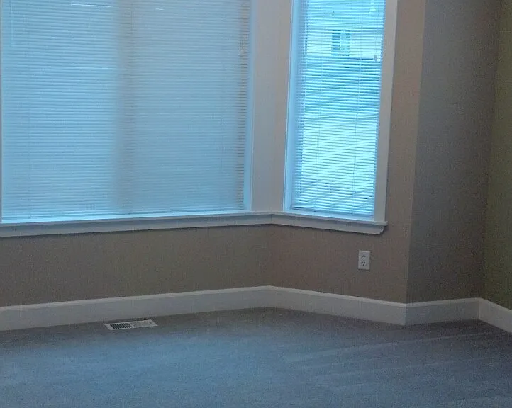 Bay view window dining room area