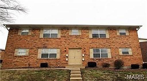 Front of apartment building