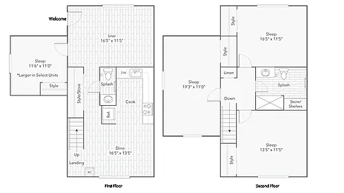 Floor plan Edison Renovated