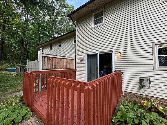Private Outdoor deck with yard space