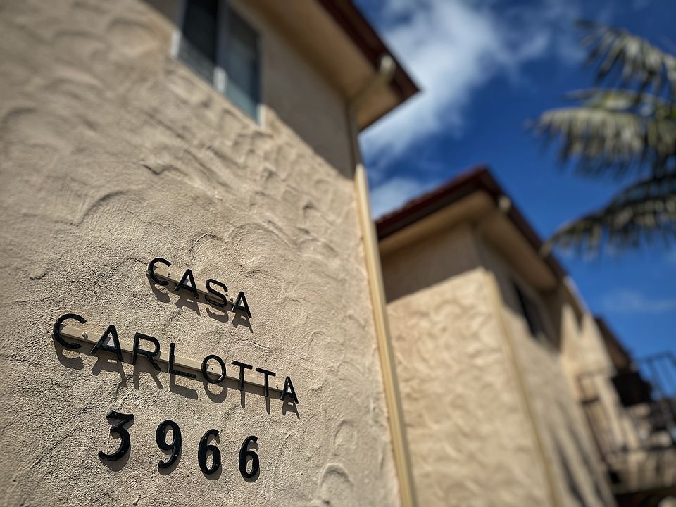 Casa Carlotta Apts Sign
3966 Cleveland Ave.
San Diego, CA 92103