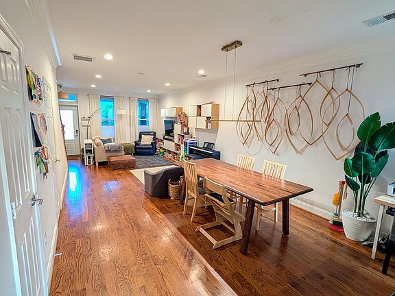 First floor open floor plan area.
