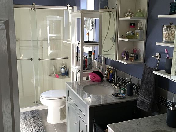 Newly remodeled master bath.