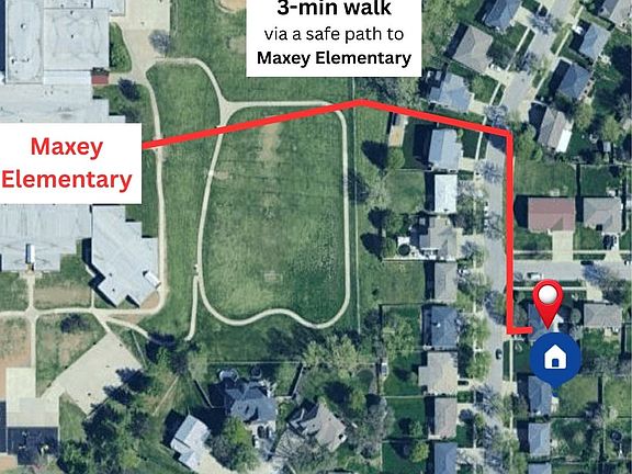 3-Min Walk to Maxey Elementary