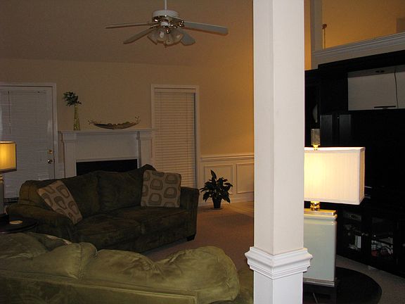 From the front entry