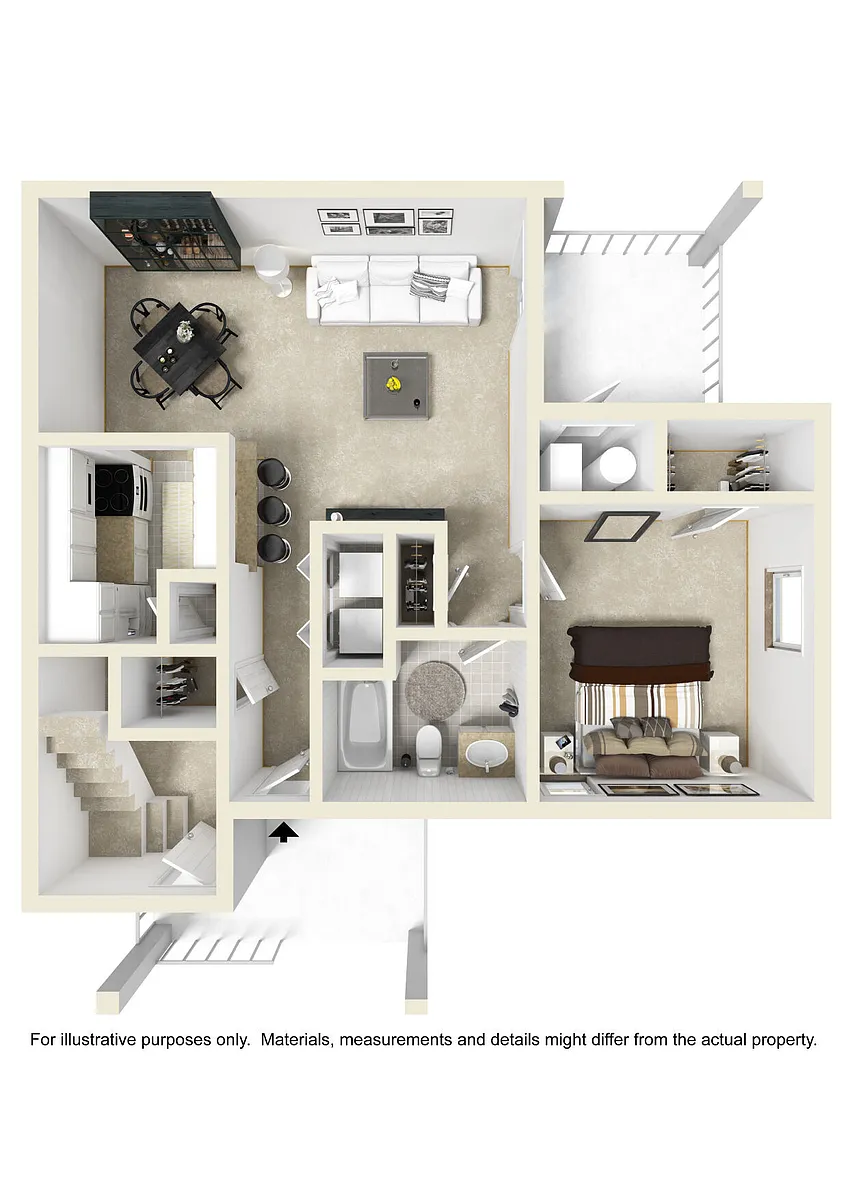 Floor plan 1X1