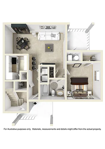 Floor plan 1X1