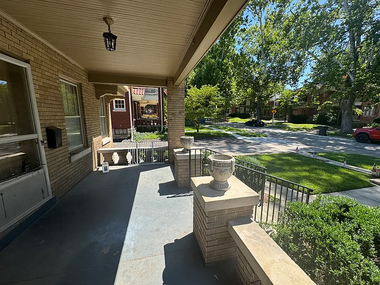 private front porch