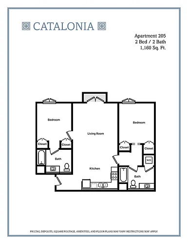 Floor plan C1 - 205