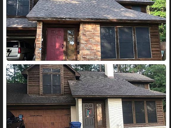 Before and after painted