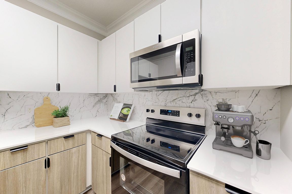 Kitchen with newly renovated amenities
