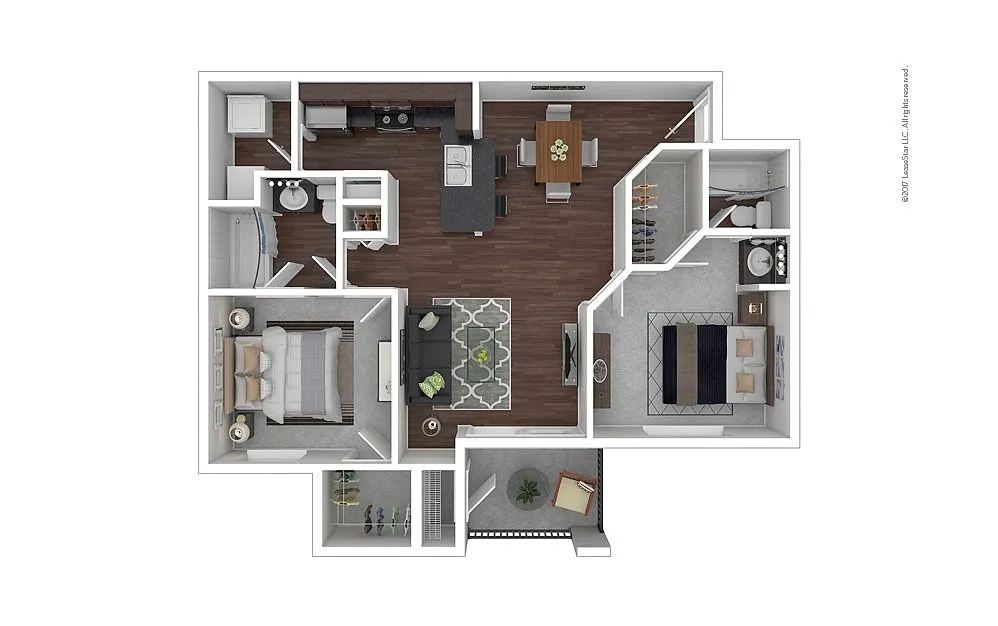 Floor plan The Beechnut - Renovated