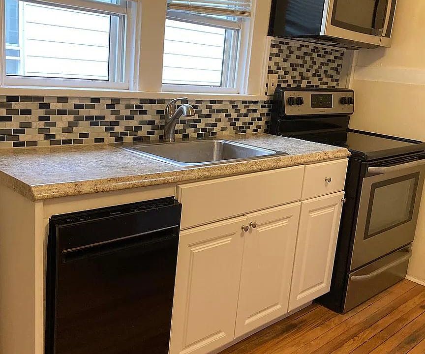 Updated kitchen appliances.