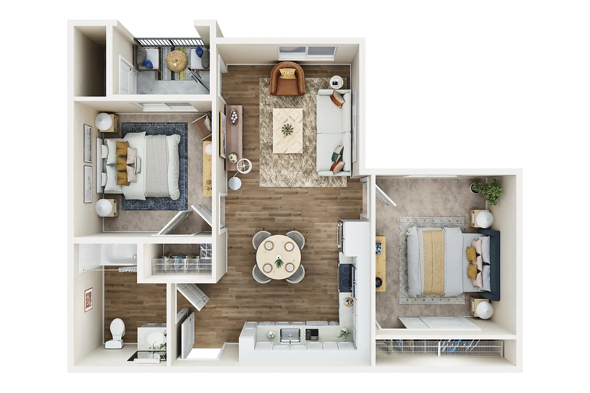 Floor plan 2 Bedroom