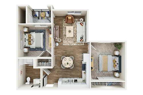 Floor plan 2 Bedroom