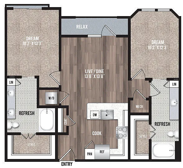 Floor plan B16