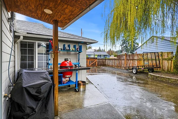 Driveway from sliding door