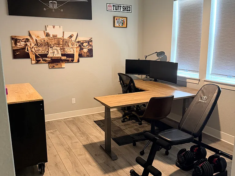 First Floor Office with Electric Lift Desk