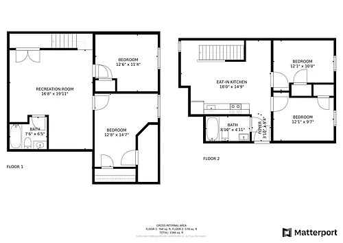 Floor plan 4 Bedrooms