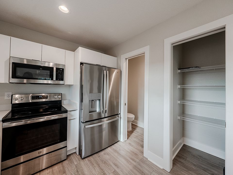 Kitchen, Half Bathroom and Pantry