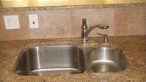 Granite Counters & Undermounted Sink