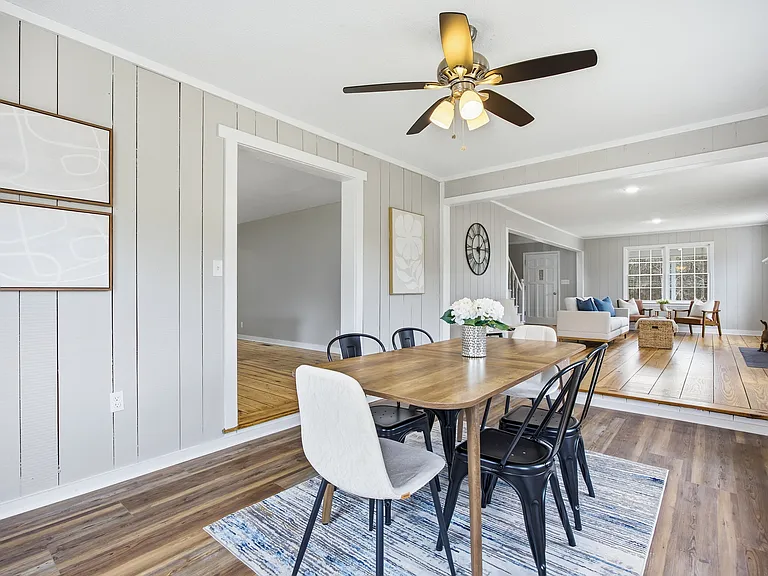 Formal Dining Area connecting to Formal Living Room
