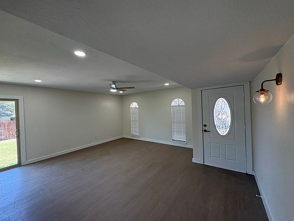 Front door to living room