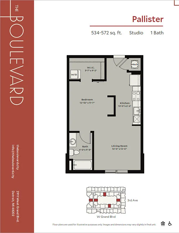 Floor plan Pallister