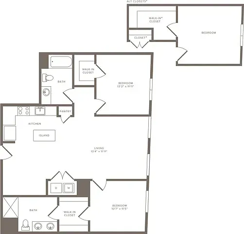 Floor plan B62-TFG