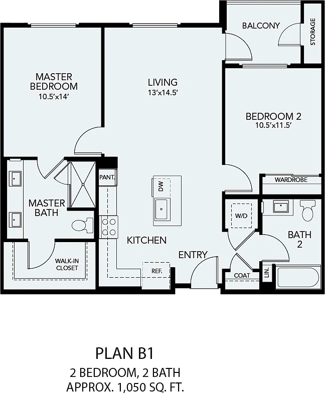 Floor plan B1