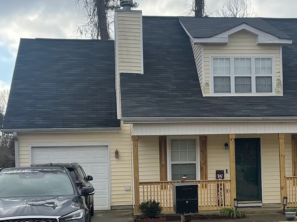 This is the most recent photo of the renovated front porch