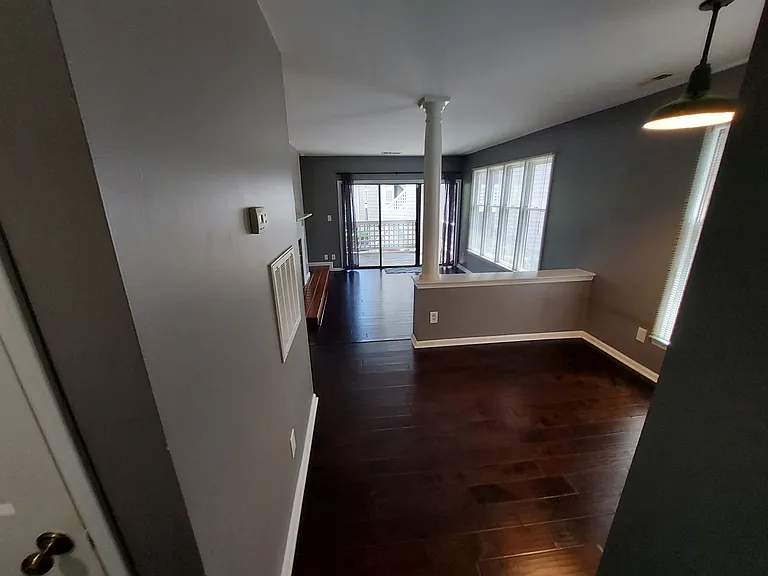Great hardwood floors throughout the connected living space!