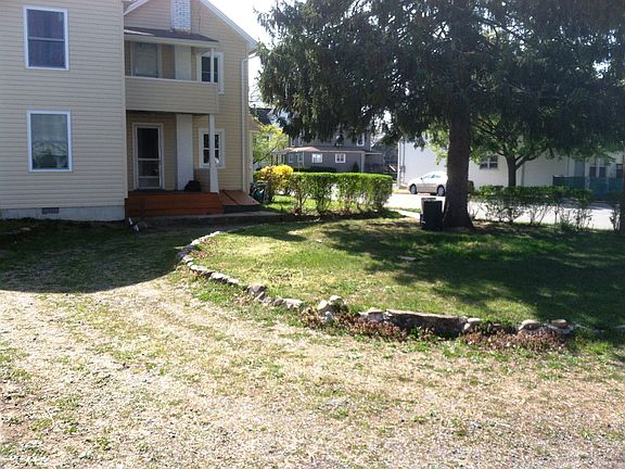 Back yard and circular drive
