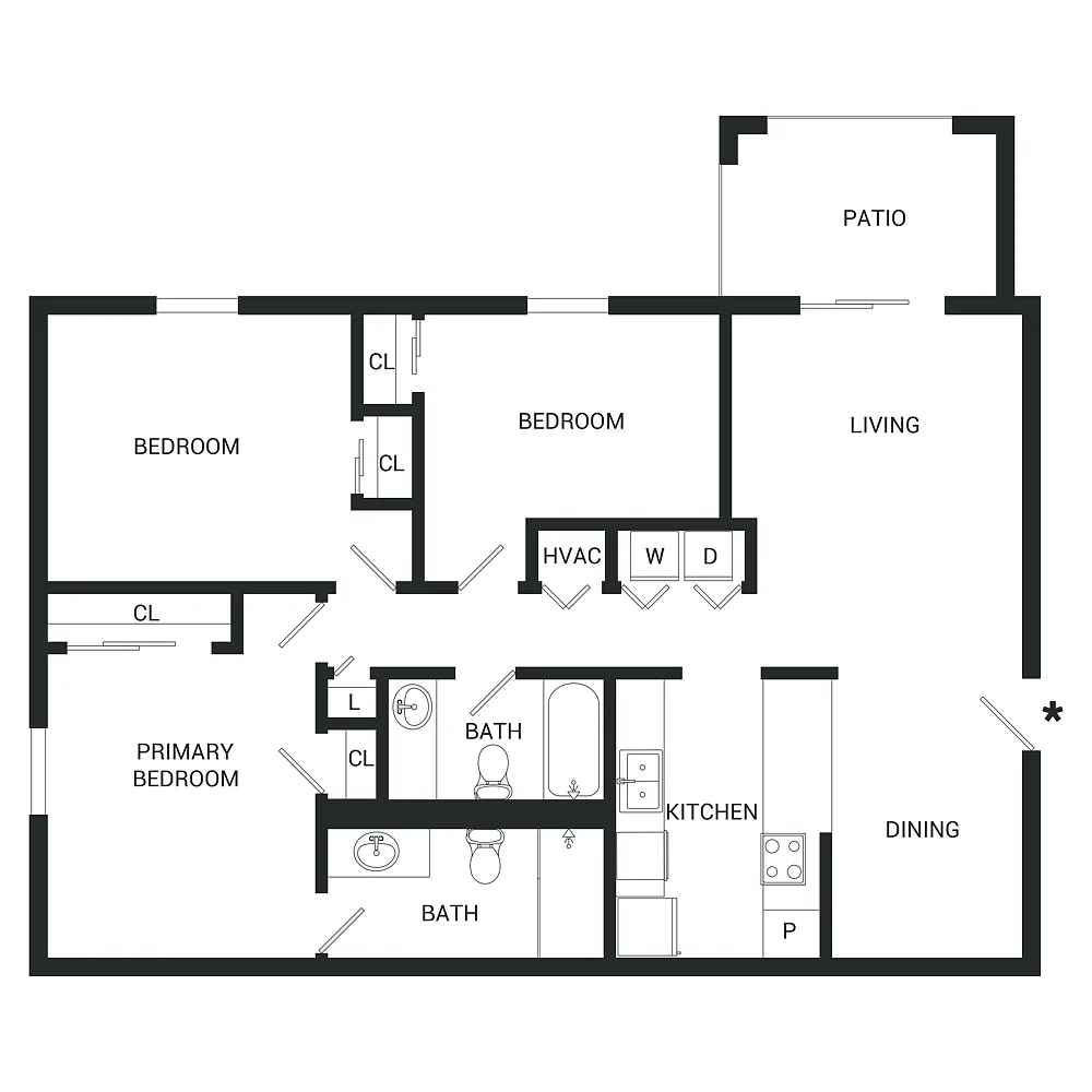 Floor plan Galliant Fox