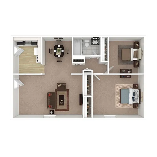 Floor plan 2 Bedroom