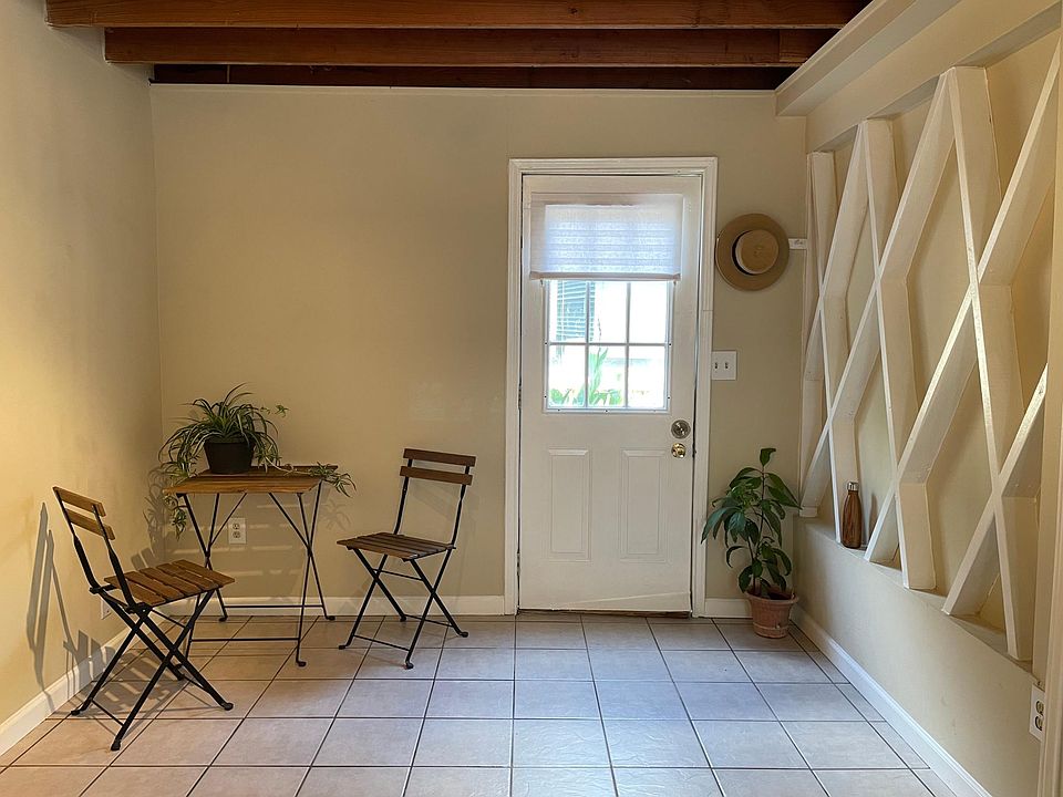 From inside, view of front door closed.